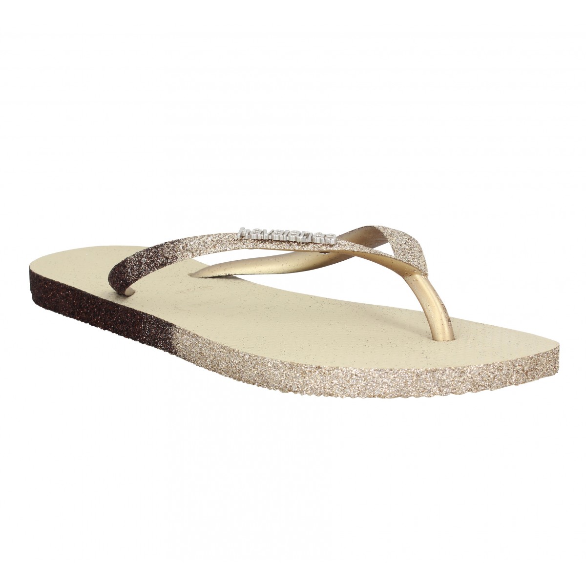 HAVAIANAS Slim Sparkle caoutchouc Femme-35/36-Sand