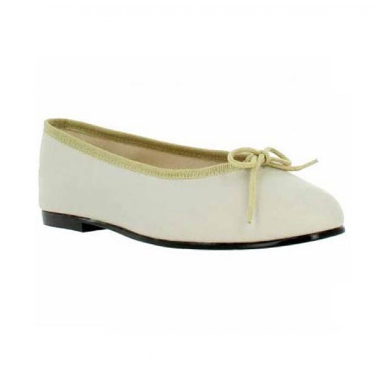 Ballerines HIRICA Ingrid cuir Femme Ciment