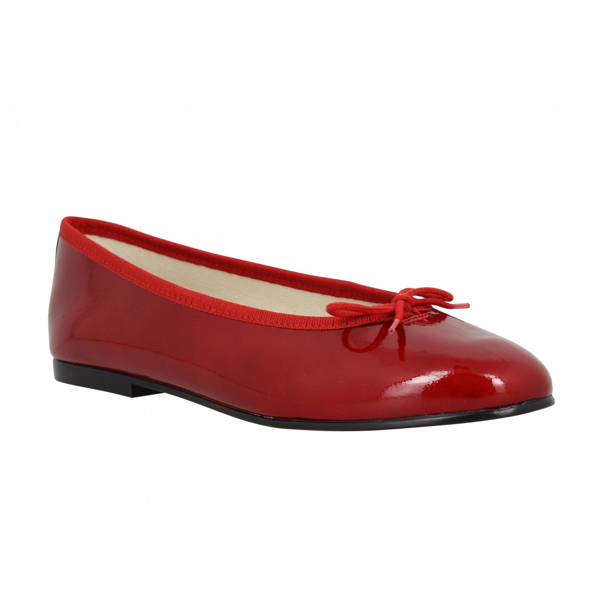 ballerine rouge vernis homme