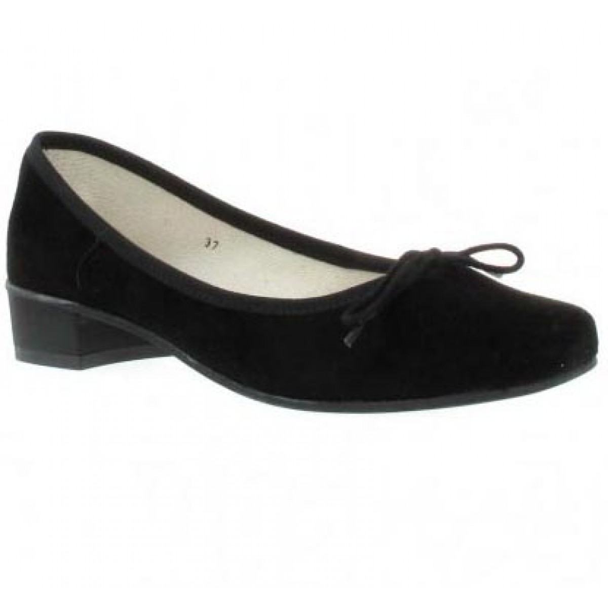 Ballerines HIRICA Lautrec velours Femme Noir