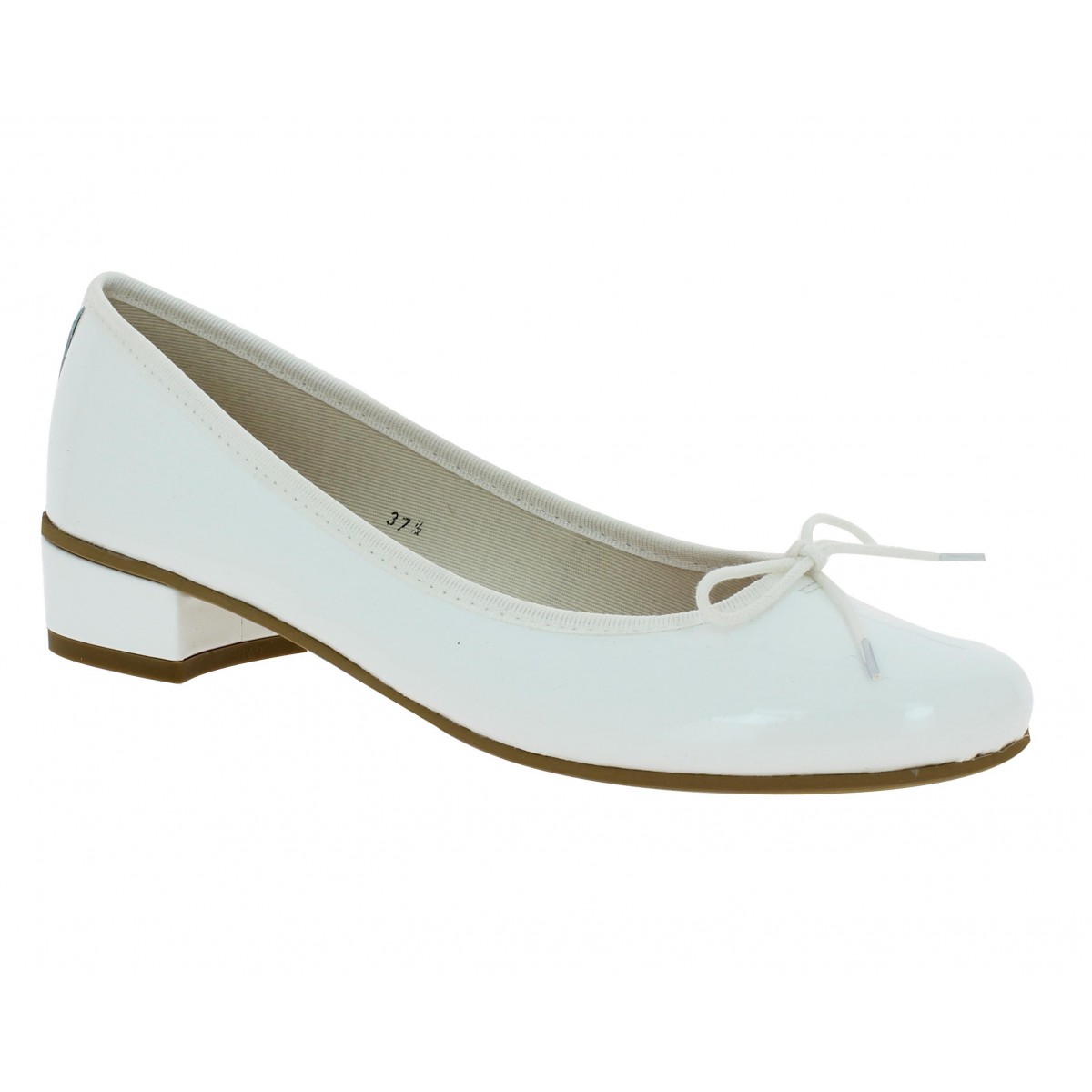 Ballerines HIRICA Lautrec vernis Femme Blanc