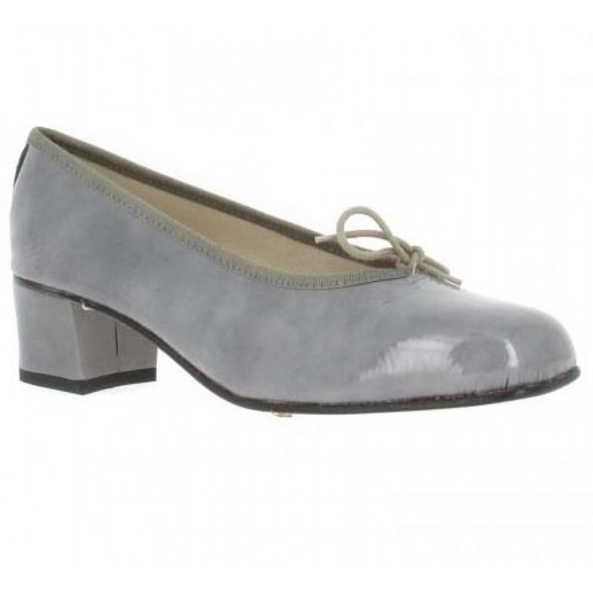 Ballerines HIRICA Sonia vernis Femme Gris