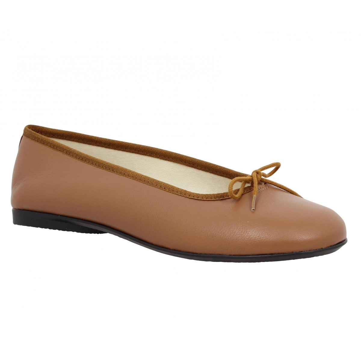 Hirica zazie cuir femme camel | Fanny chaussures