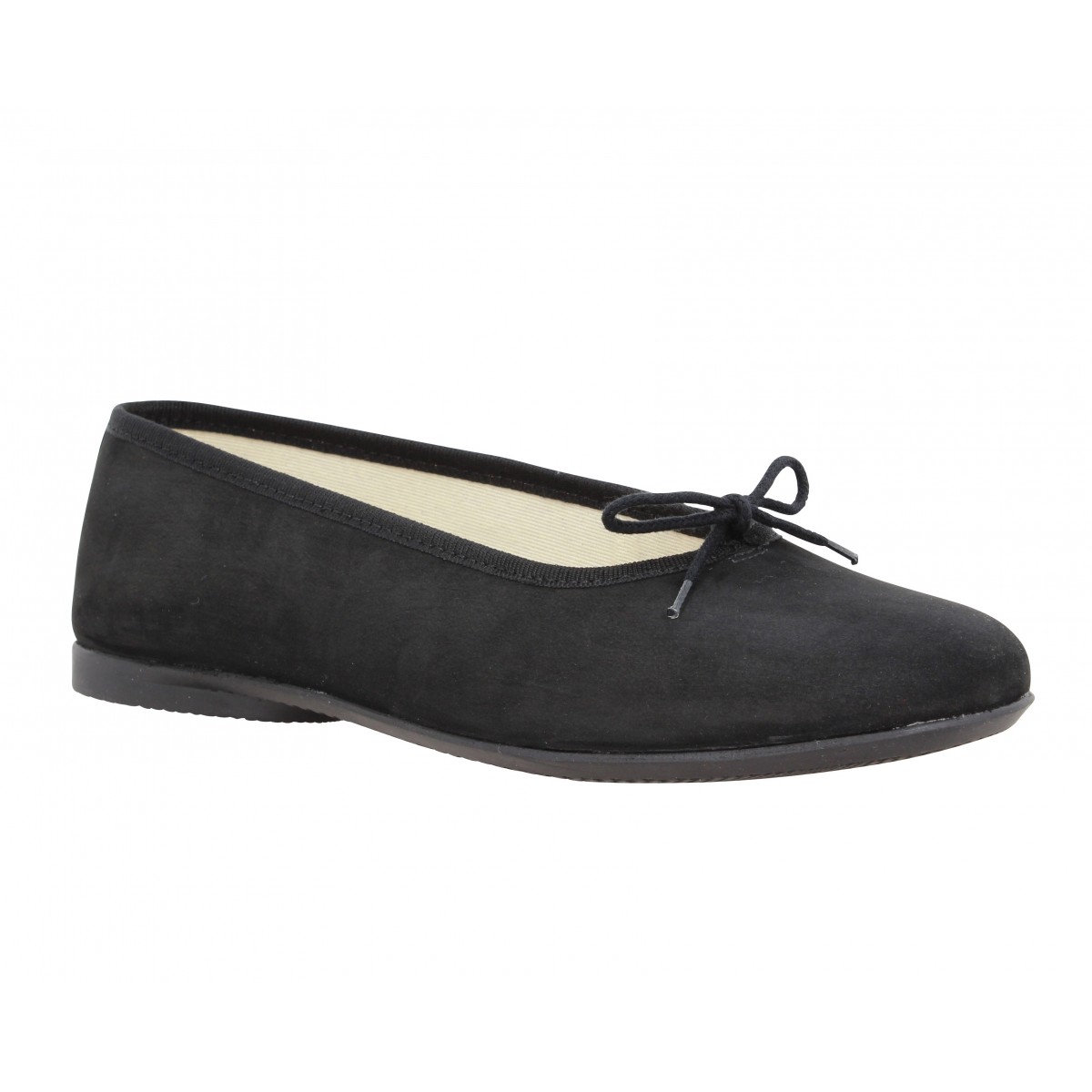 Ballerines HIRICA Zazie velours Femme Noir