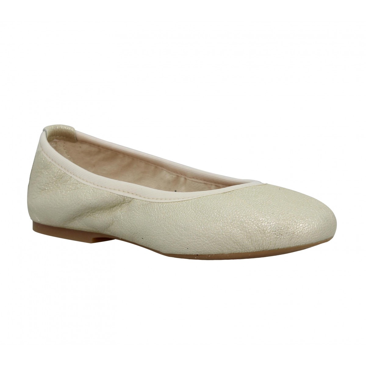 Ballerines HIRICA Zoelle cuir Enfant Porcelaine