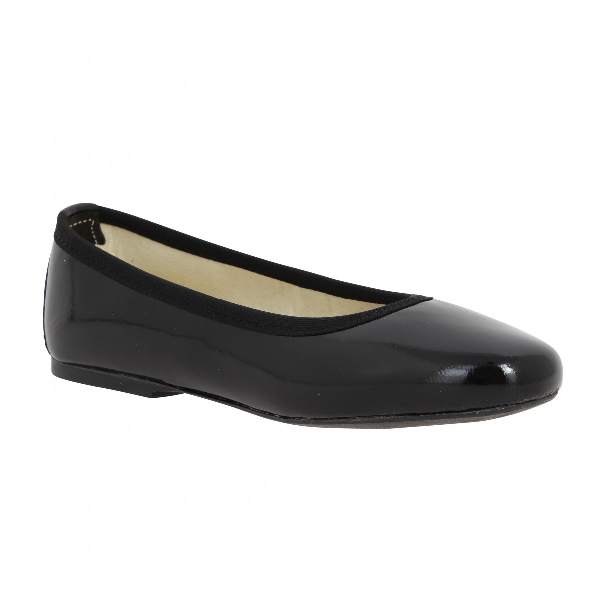 Ballerines HIRICA Zoelle vernis Enfant Noir