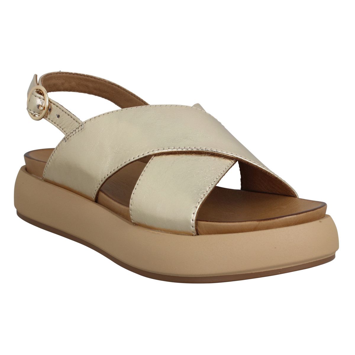 Nu-pieds INUOVO 96005 cuir Femme Gold