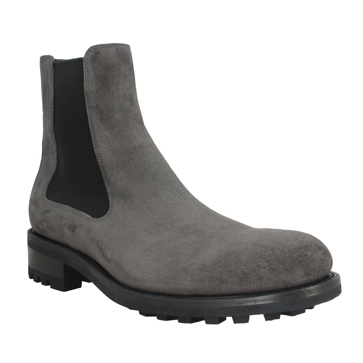 Bottines JEAN BAPTISTE RAUTUREAU Hyrod Jodhpur velours Homme Anthracite