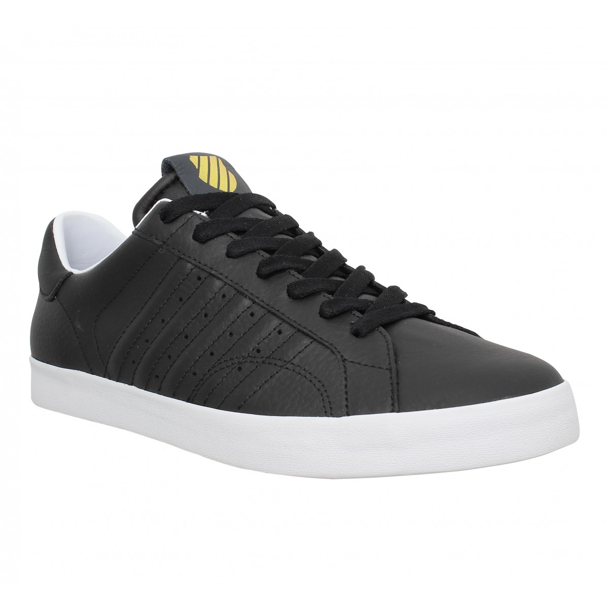 Baskets K-SWISS Belmont cuir Homme Black