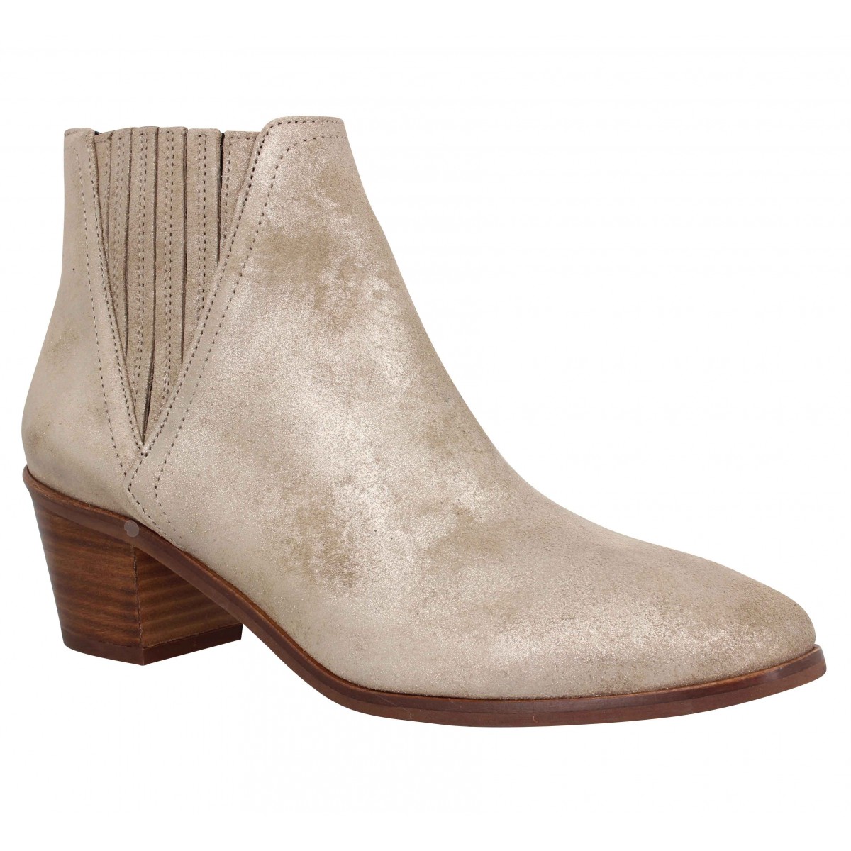 Kanna 1664 cuir femme platine femme | Fanny chaussures