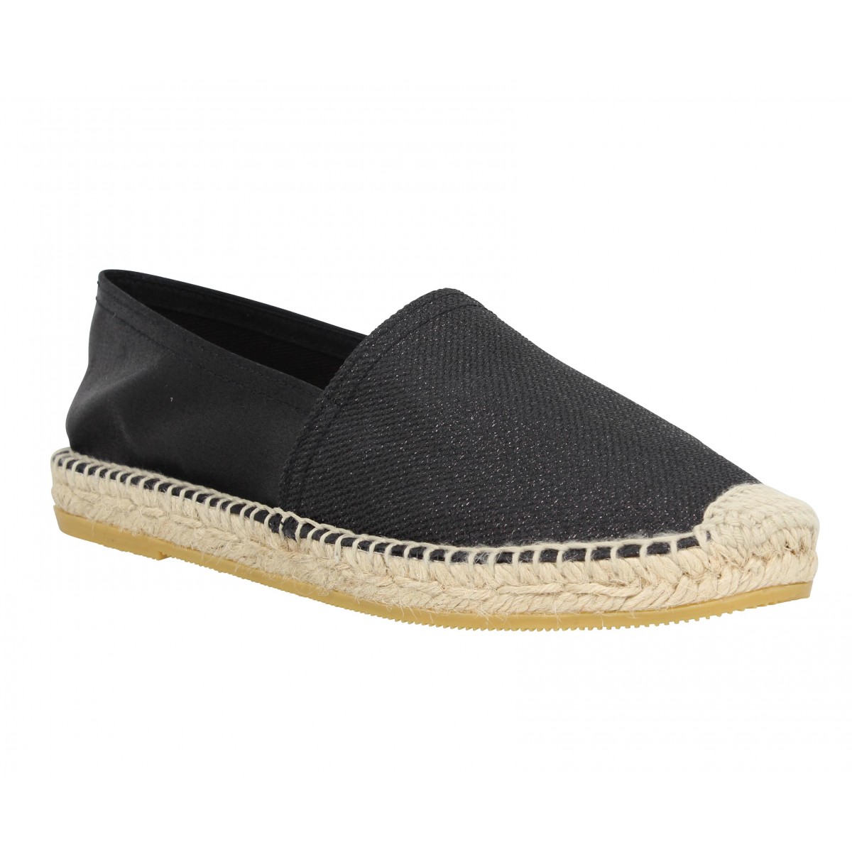 Espadrilles KANNA 4185 toile Femme Noir