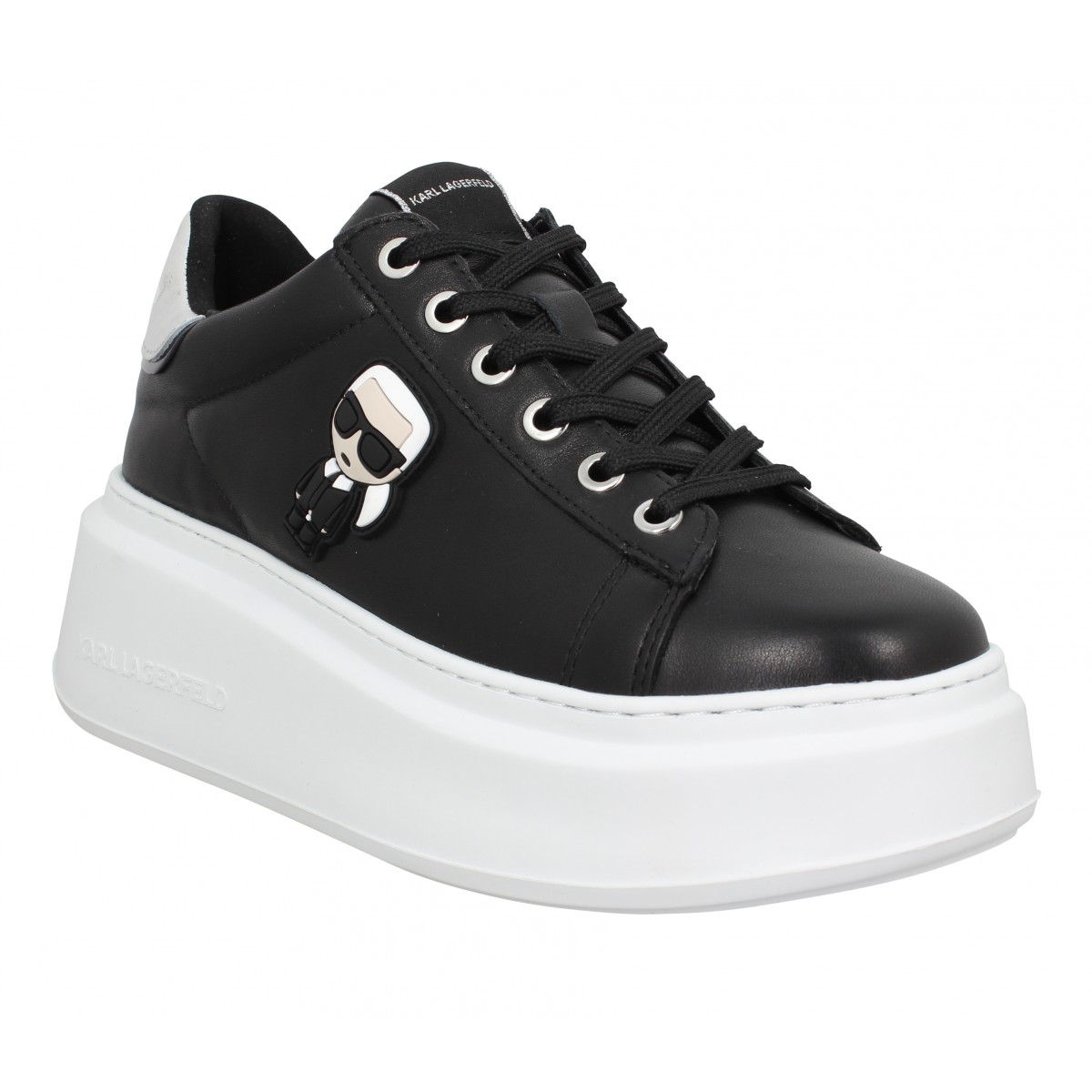 Karl lagerfeld basket shop femme noir