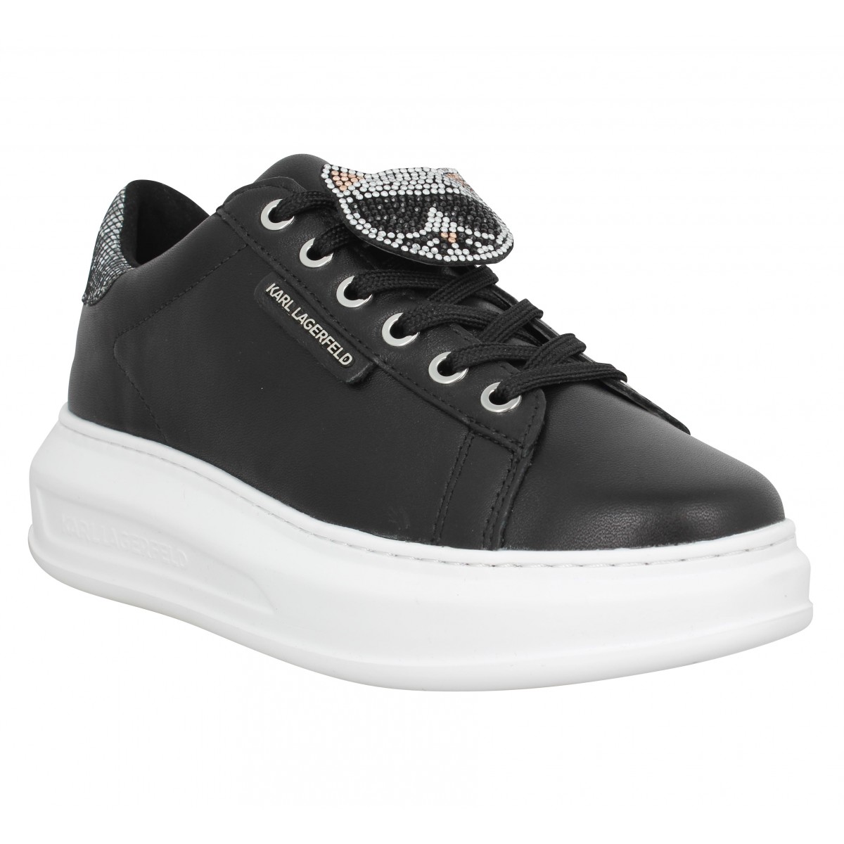 Basket noir karl lagerfeld