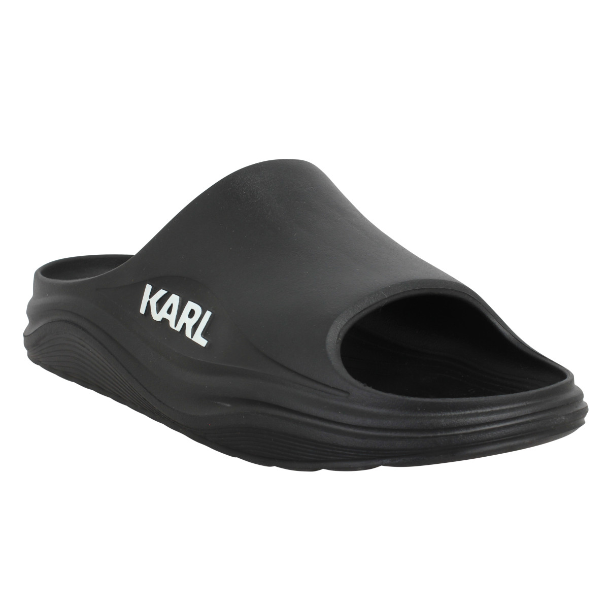 Mules KARL LAGERFELD Skoona Karl Block Logo eco eva Homme Noir