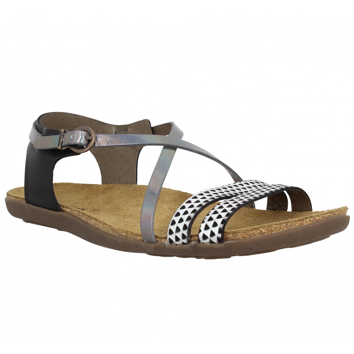 Kickers nu pieds femme sales