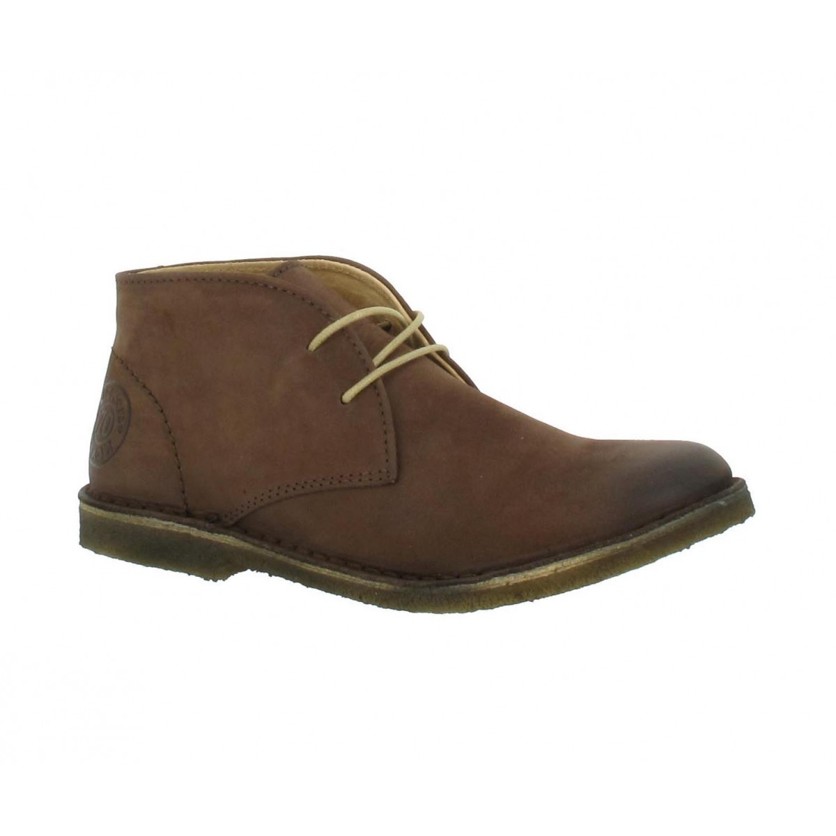 bottes femme nubuck marron