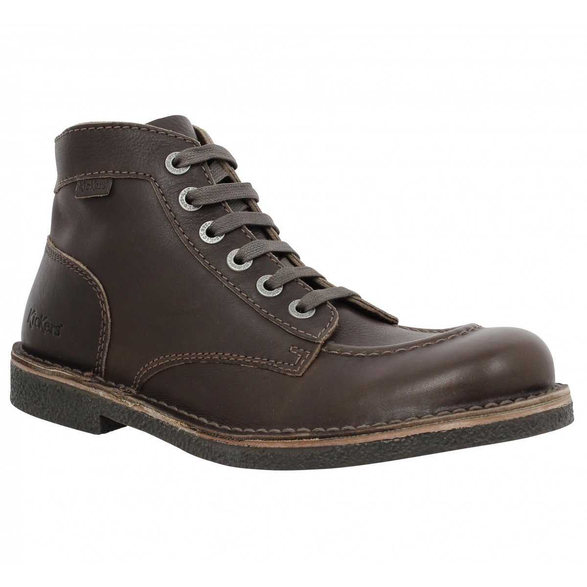 Bottines KICKERS Kick Stone box Homme Marron