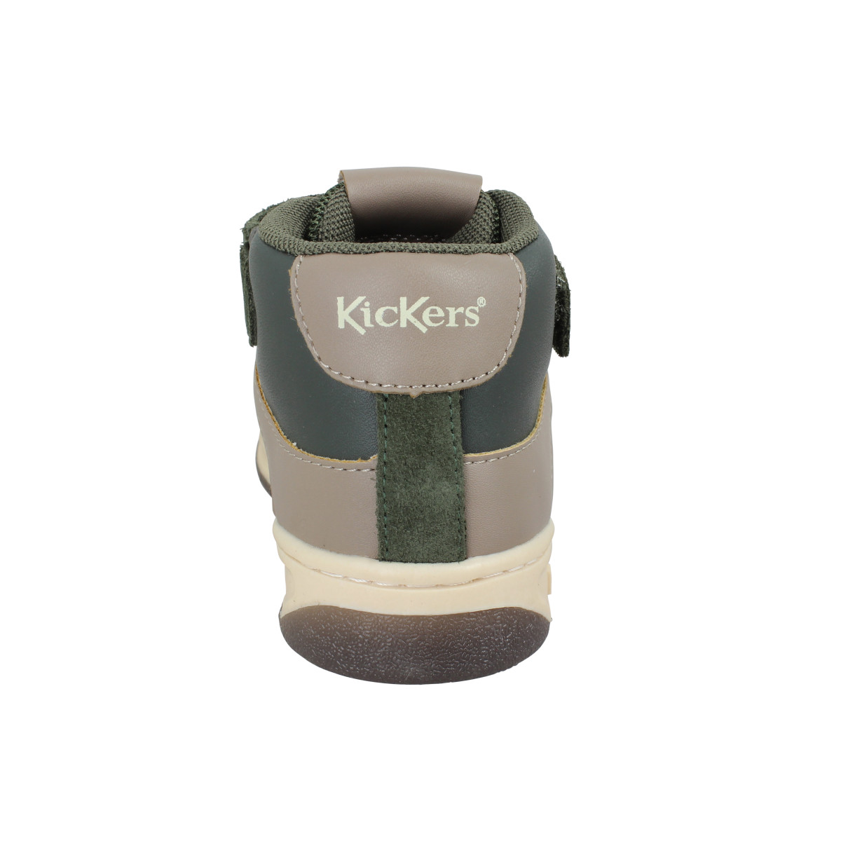 Sneakers Hautes Kickalien Kaki Jaune Taupe Kickers - Enfant