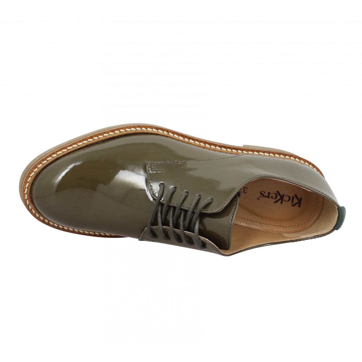 kickers oxfork vernis