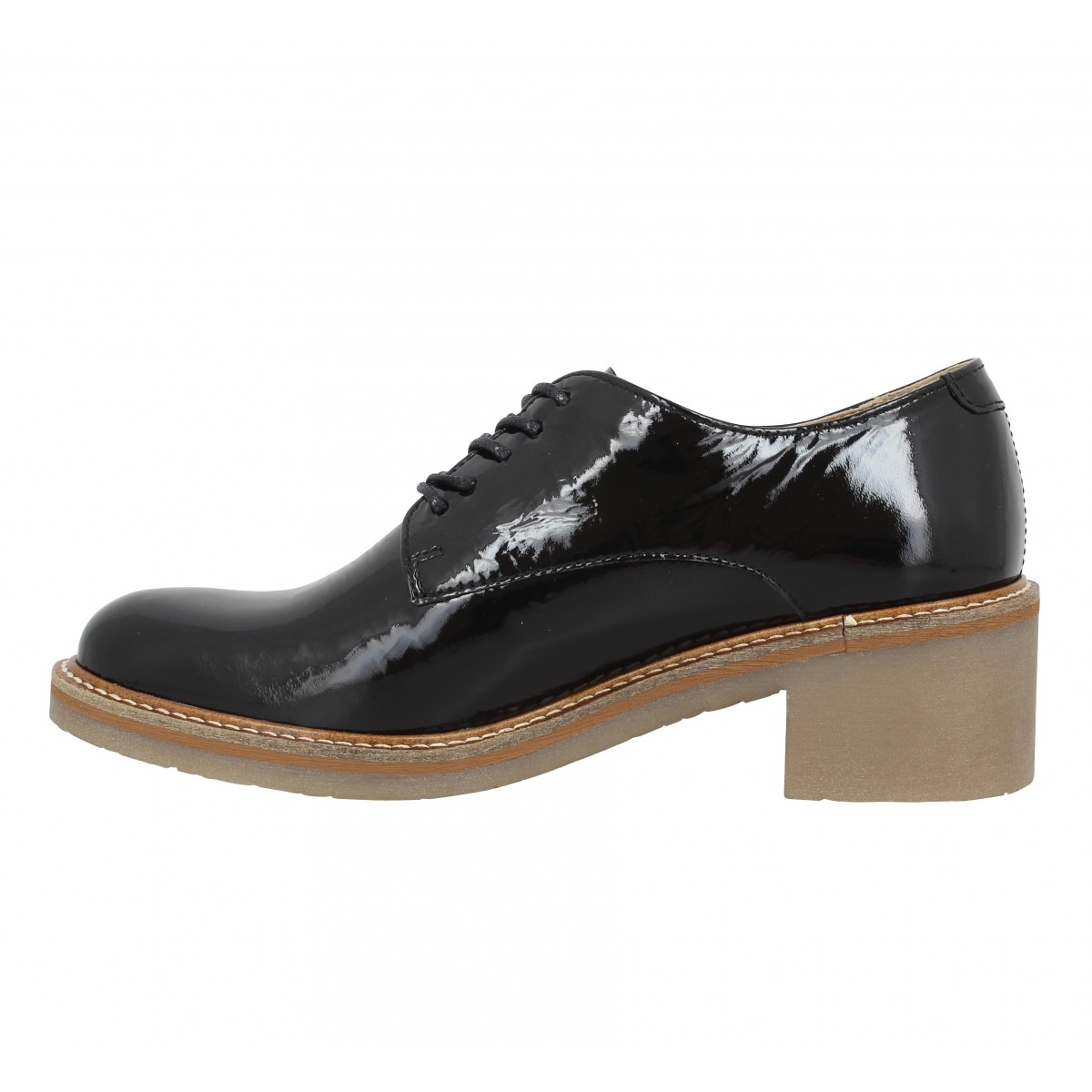 kickers homme noir vernis