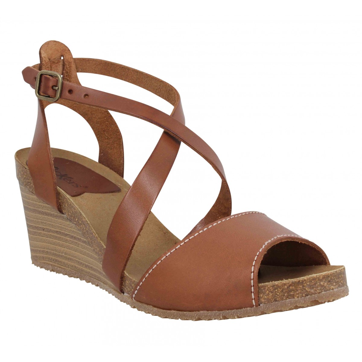 tong cuir femme kickers