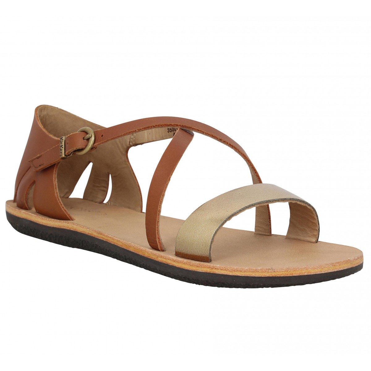 sandales cuir kickers femme