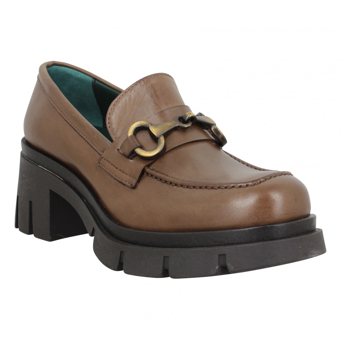 Mocassins KOBRA 8259 cuir Femme Marron