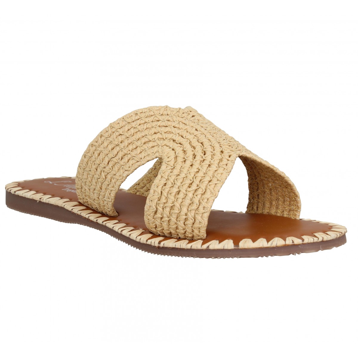 L atelier tropezien sh307 rafia femme naturel femme | Fanny chaussures