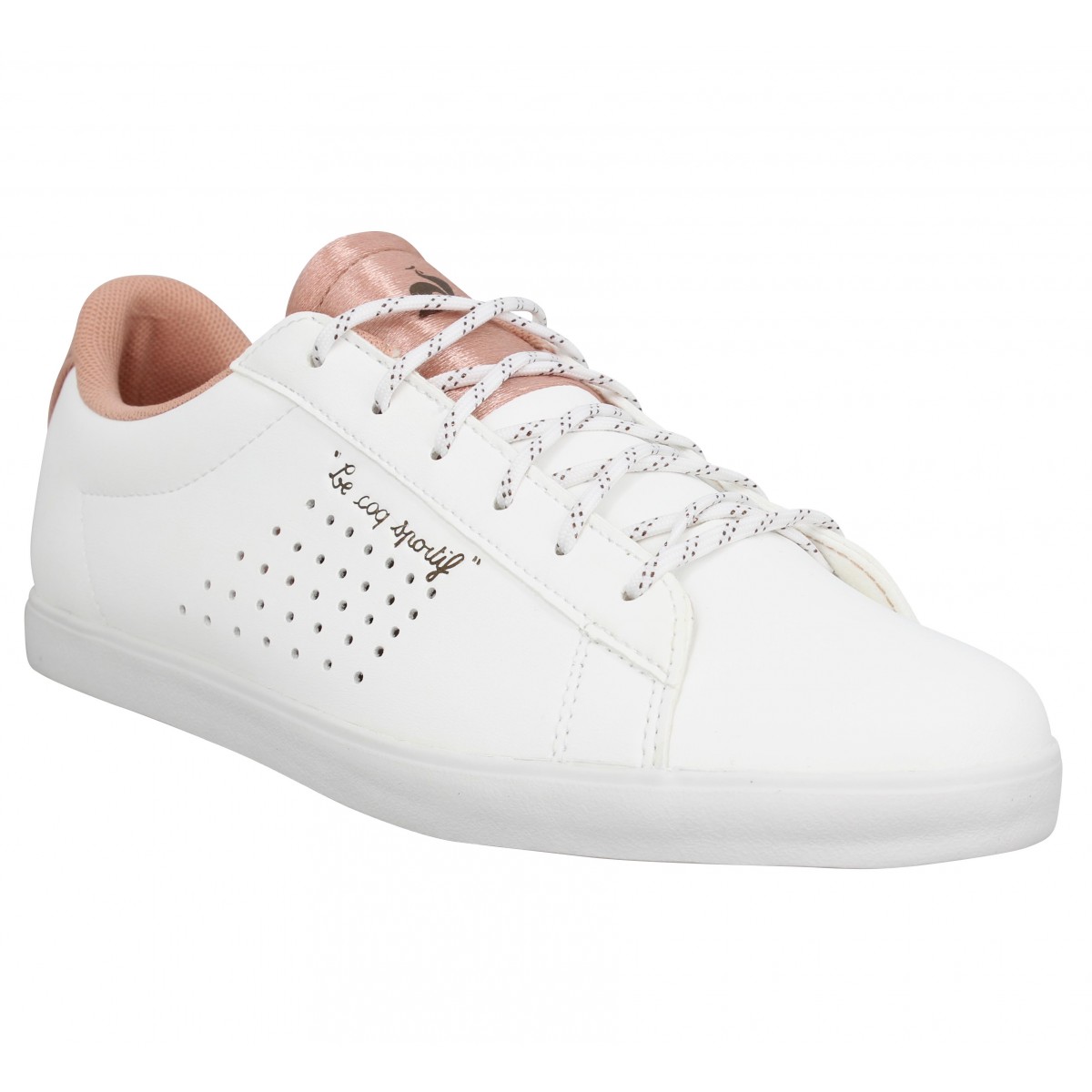 Memoriseren betreuren Bevriezen Chaussures Le coq sportif agate sport simili cuir femme blanc femme | Fanny  chaussures