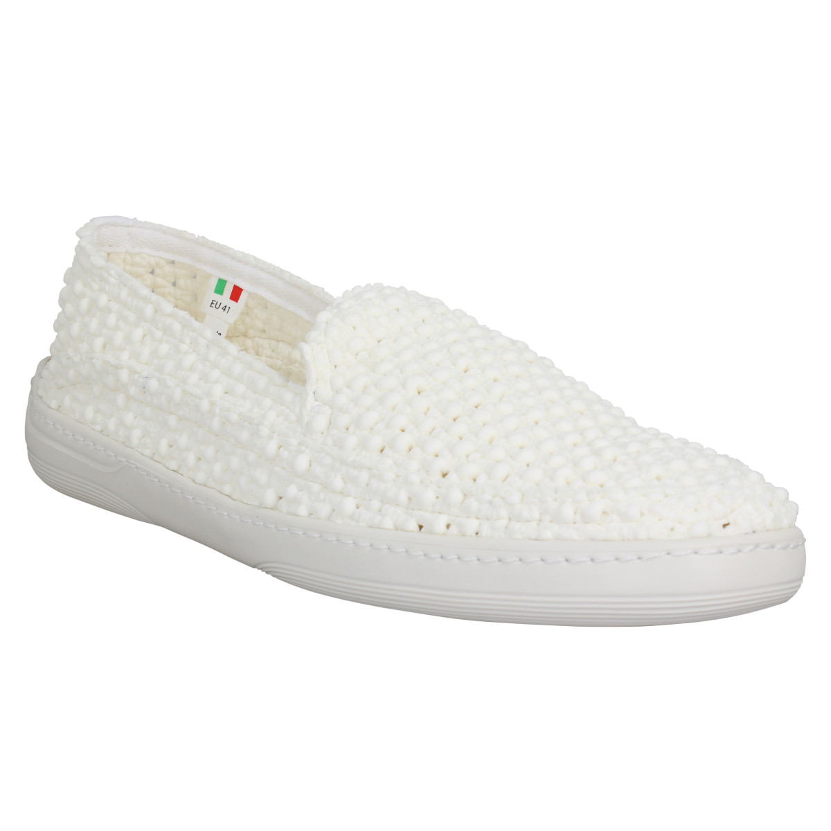 Espadrilles LE DD Mercury toile Homme Blanc