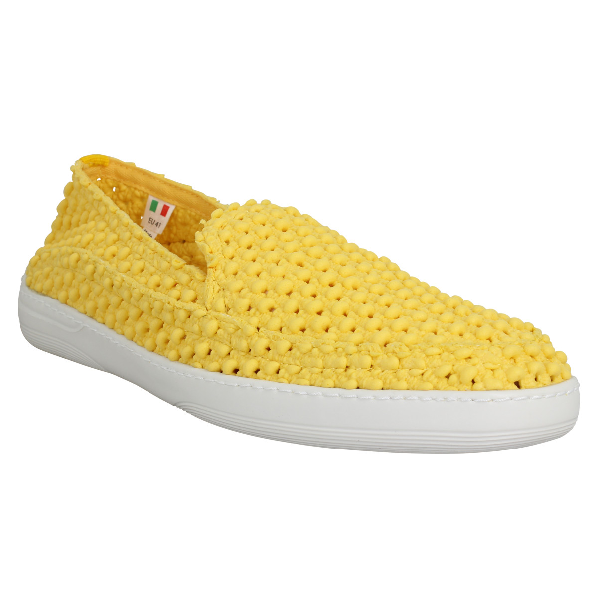 Espadrilles LE DD Mercury toile Homme Jaune