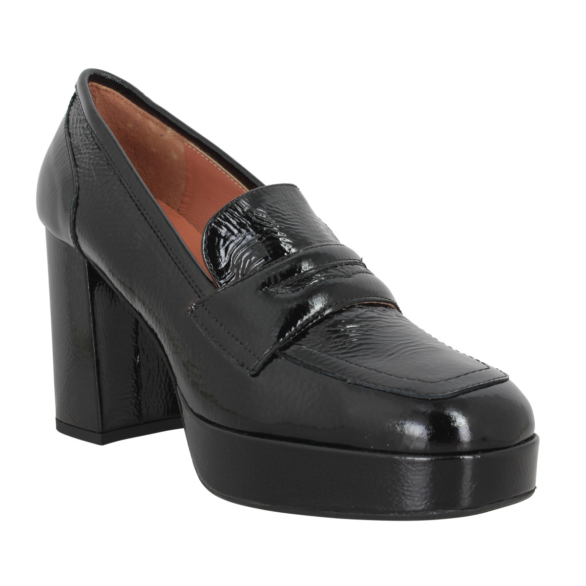 Mocassins LES VENUES 4010 cuir naplak Femme Noir
