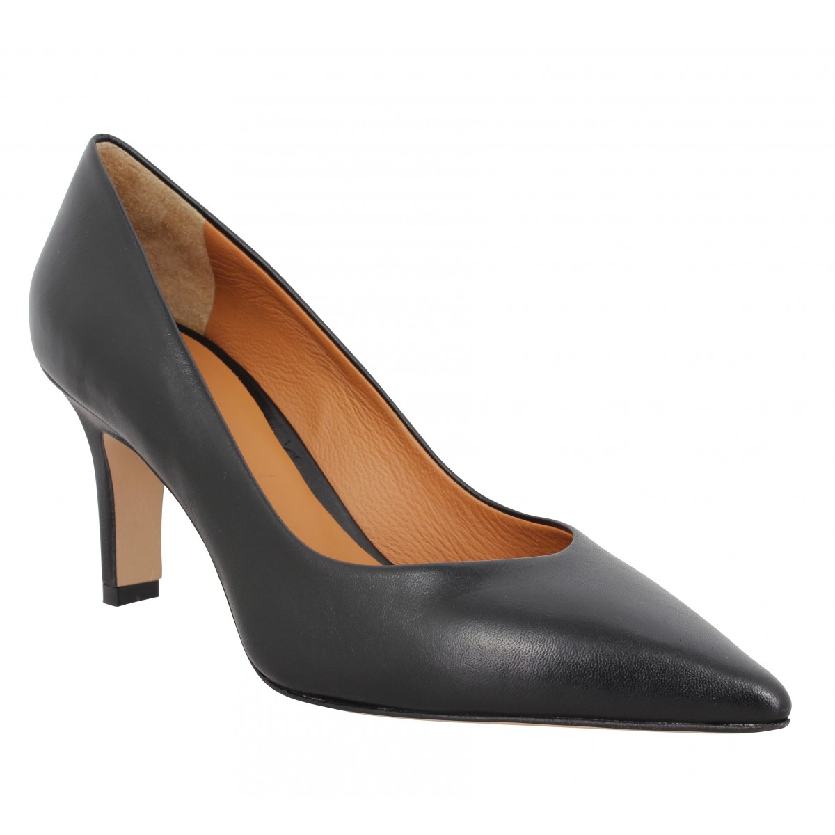 LES VENUES 8700 cuir Femme Noir