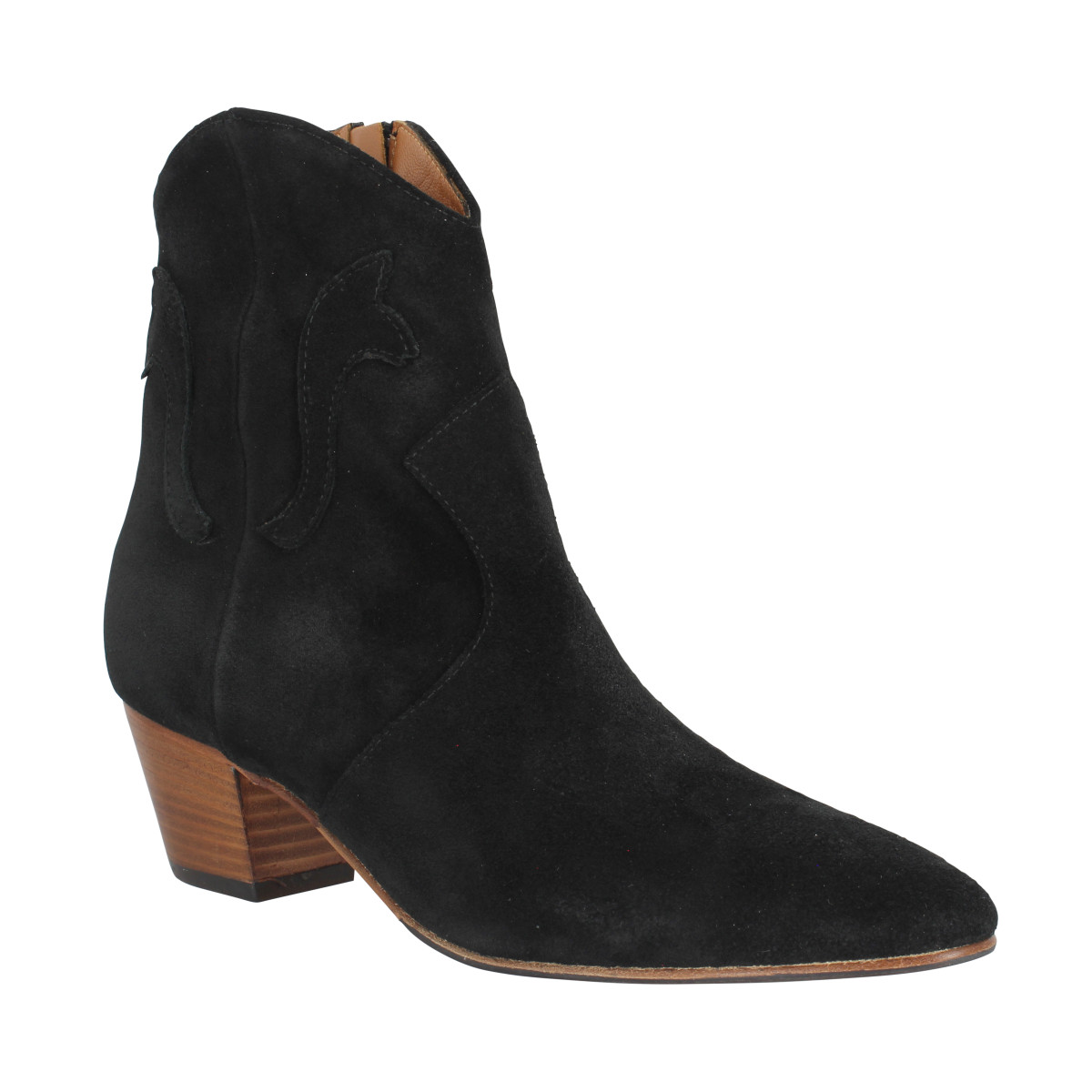 Bottines velours femme cheap