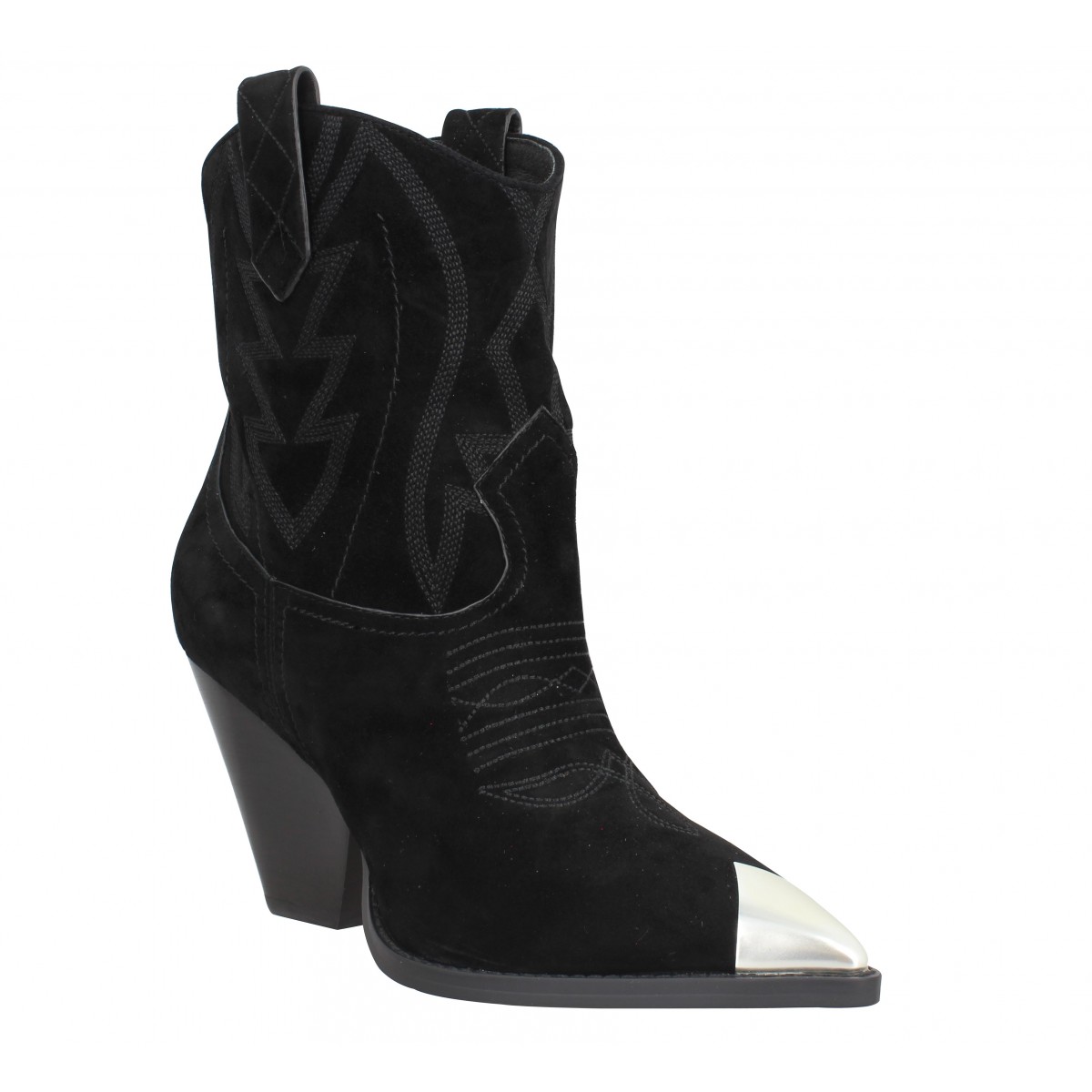 Chaussures Lola cruz 293 velours femme noir femme Fanny chaussures