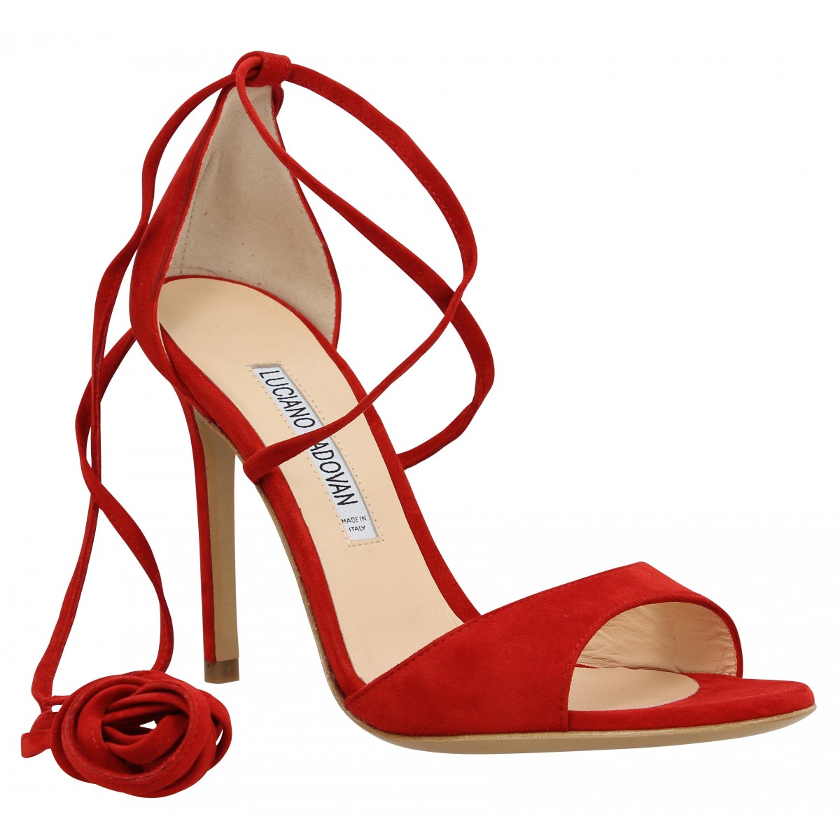 Luciano padovan mirand velours femme rouge femme Fanny chaussures