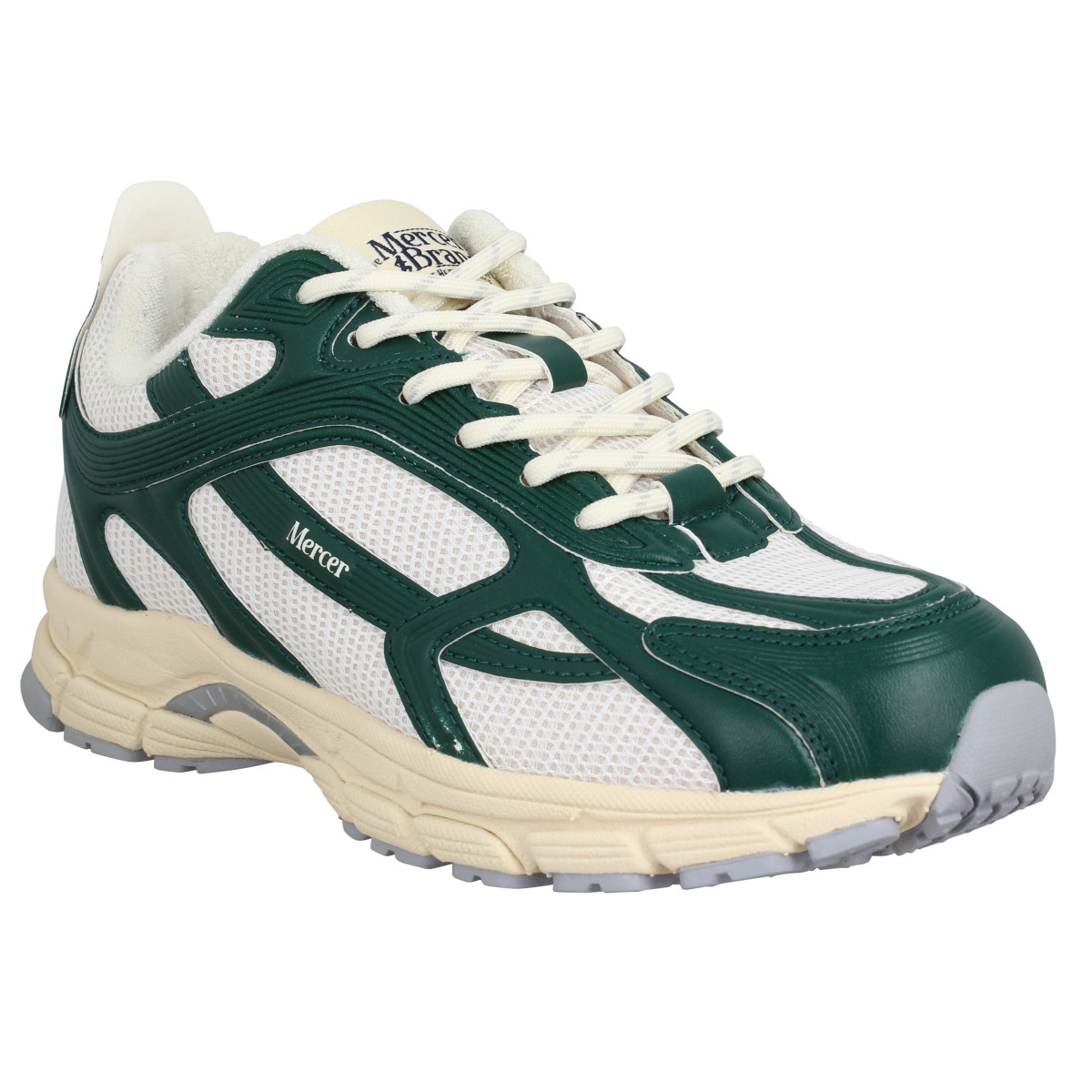 Baskets MERCER AMSTERDAM The Re Run High Frequency toile Femme Green