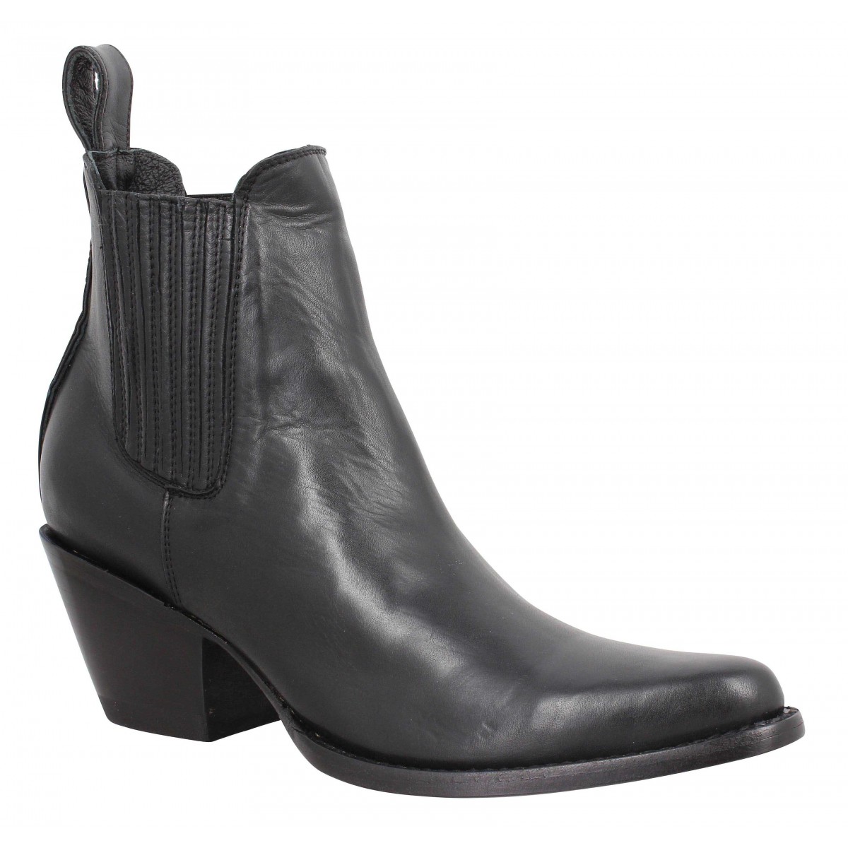 Bottes MEXICANA Estudio cuir Femme Noir