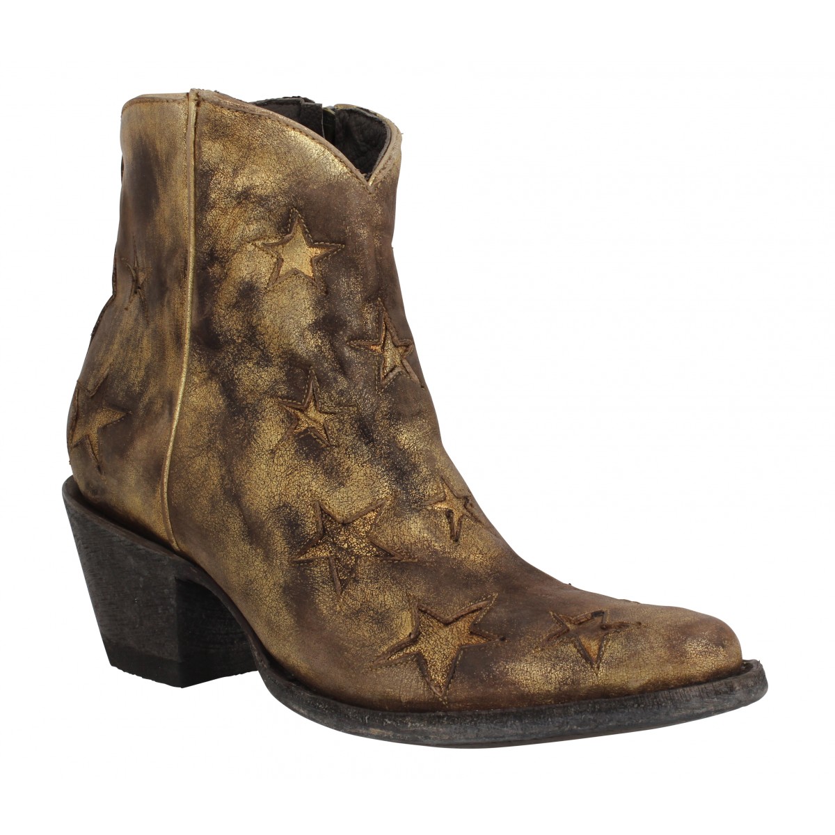 Bottines MEXICANA Star Circus cuir Femme Gold Used