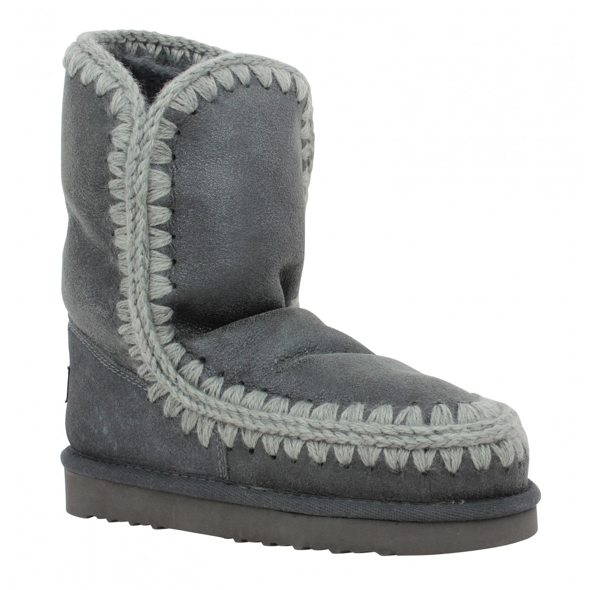Bottes MOU Eskimo Boot 24 velours Femme Anthracite Metal