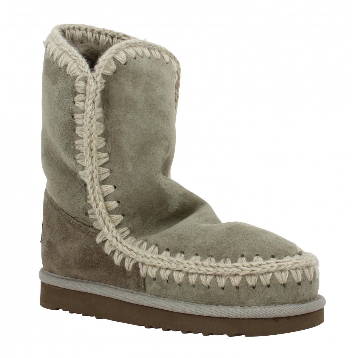 Bottes MOU Eskimo Boot 24 velours Femme Taupe