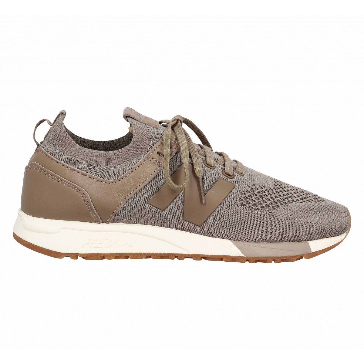 Chaussures New balance 247 knit homme taupe homme | Fanny chaussures