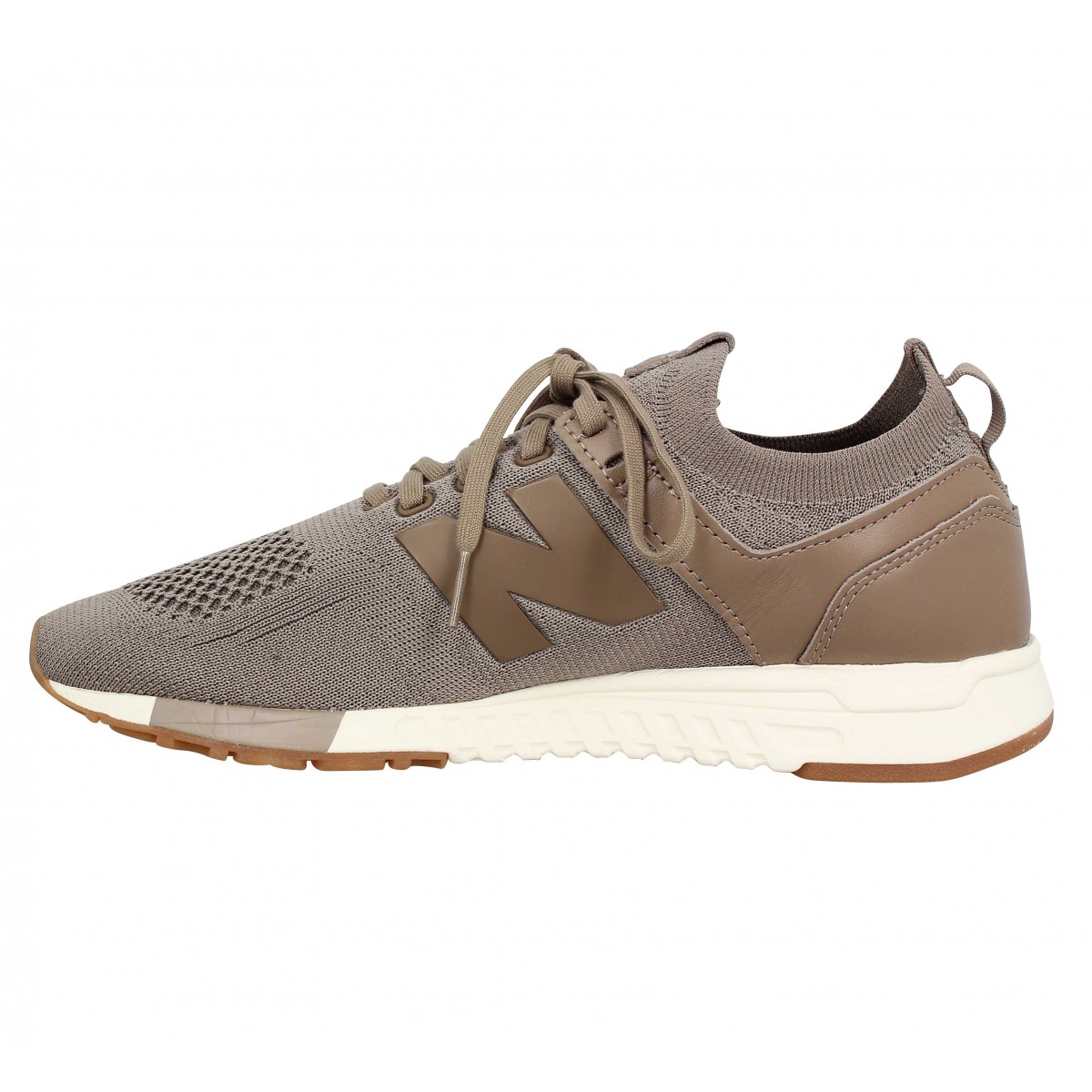 New balance 247 knit homme taupe homme | Fanny chaussures