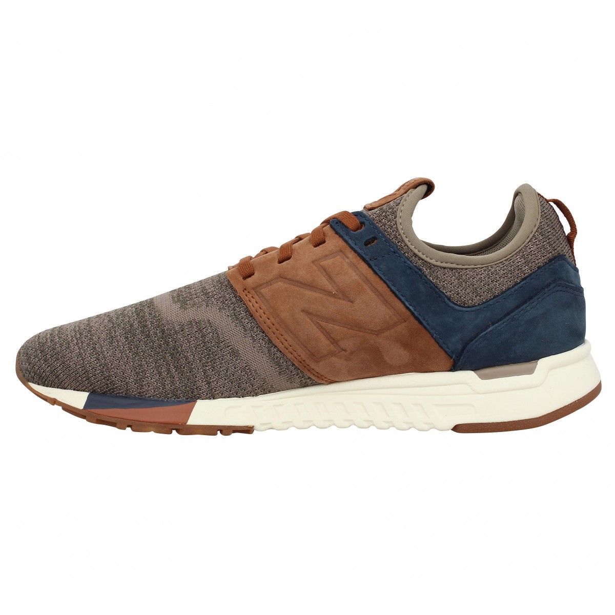 NEW BALANCE 247 Luxe velours toile Homme Brown