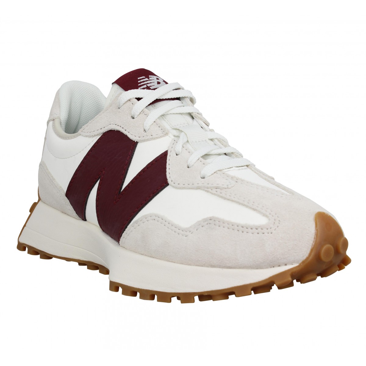 New balance cuir femme ecru | Fanny chaussures