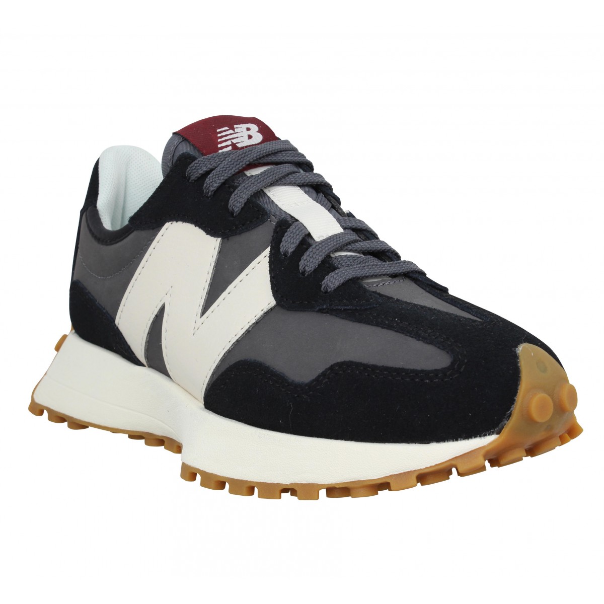 tyfoon Hertog weekend New balance 327 cuir velours femme noir femme | Fanny chaussures