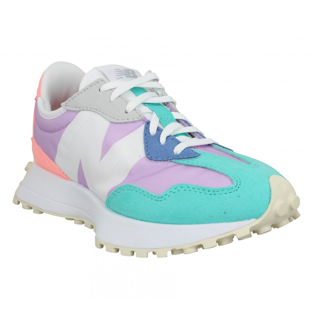 new balance 327 blanc rose bleu