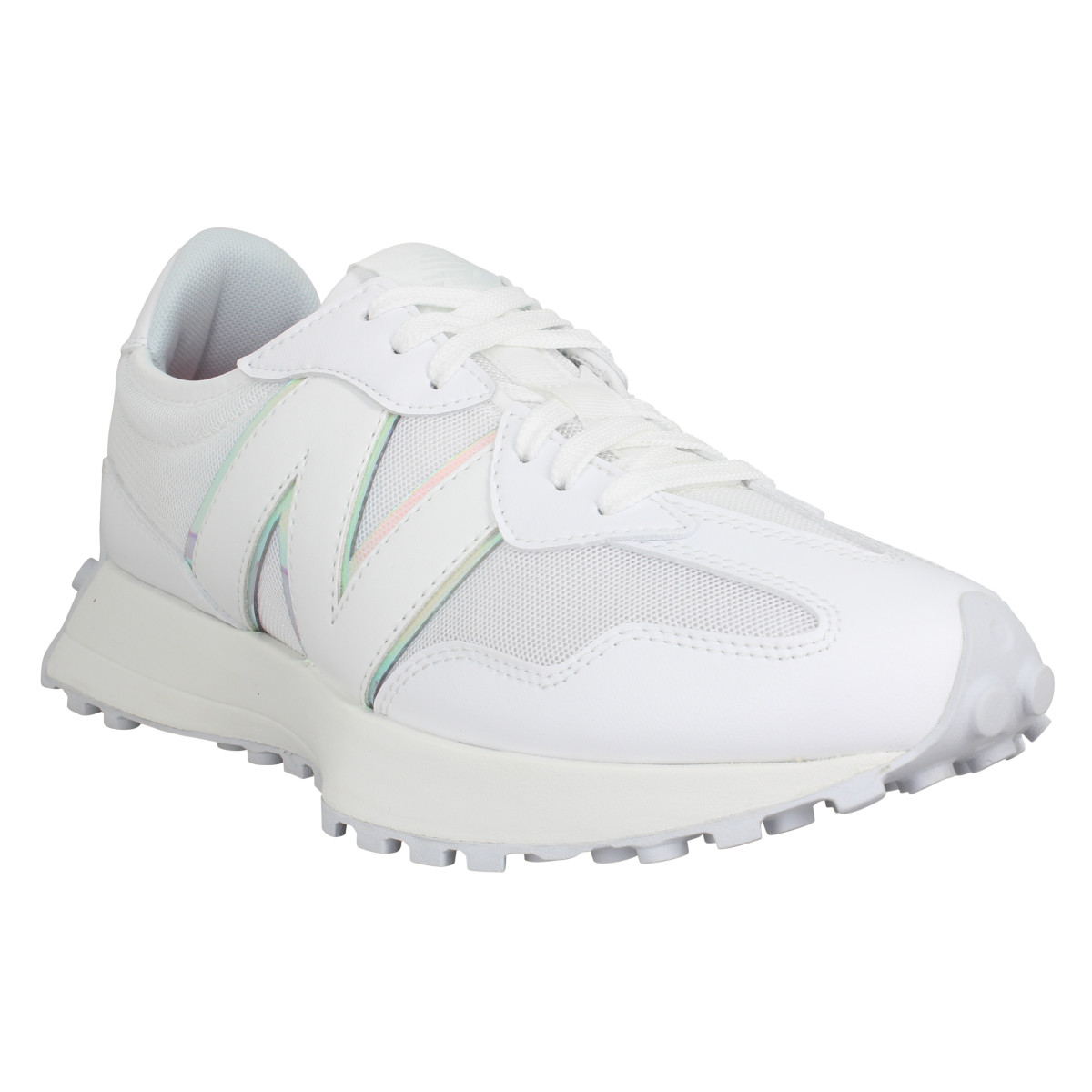 Baskets NEW BALANCE 327 velours toile Homme White