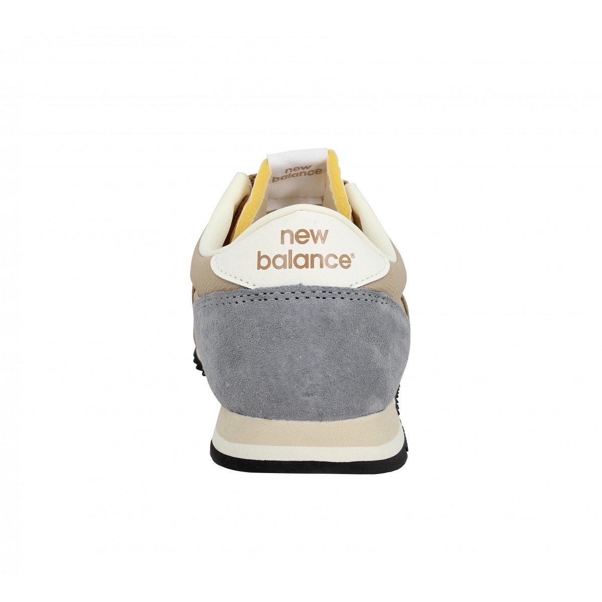 partes Existe jueves New balance 420 velours toile femme beige gris | Fanny chaussures