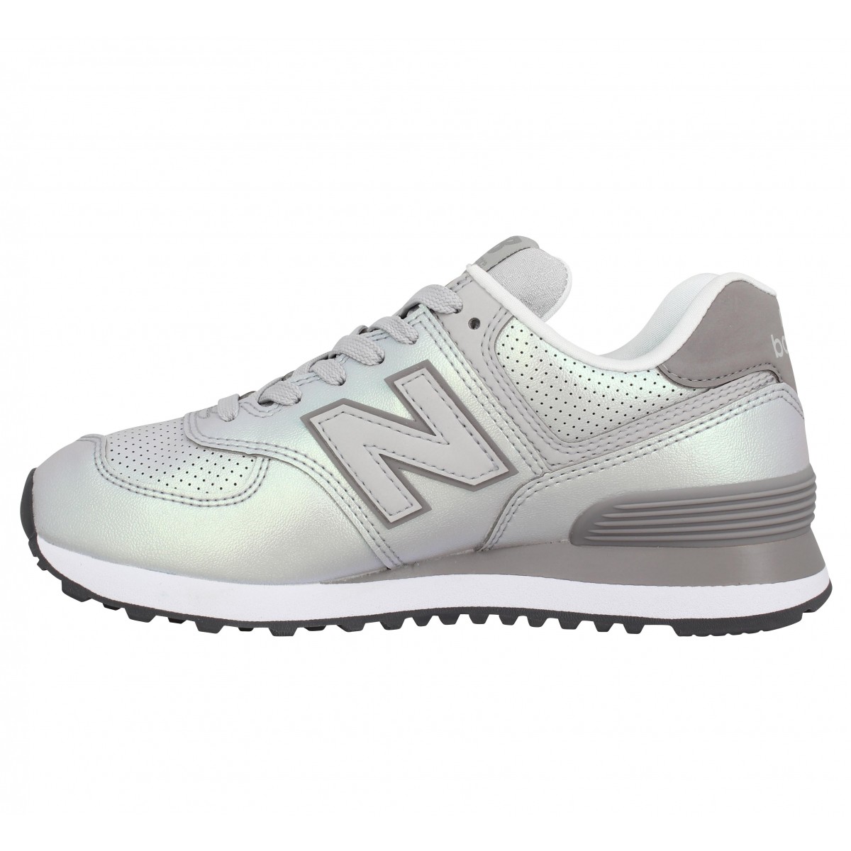 new balance femme 574 silver black